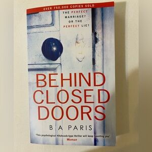Behind Closed Doors Paperback Book
B A Paris